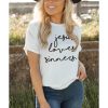 Azura Exchange Jesus Loves Sinners Funny T-Shirt – L