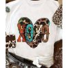 Azura Exchange Heart Shaped Print Crew Neck Graphic Tee – L