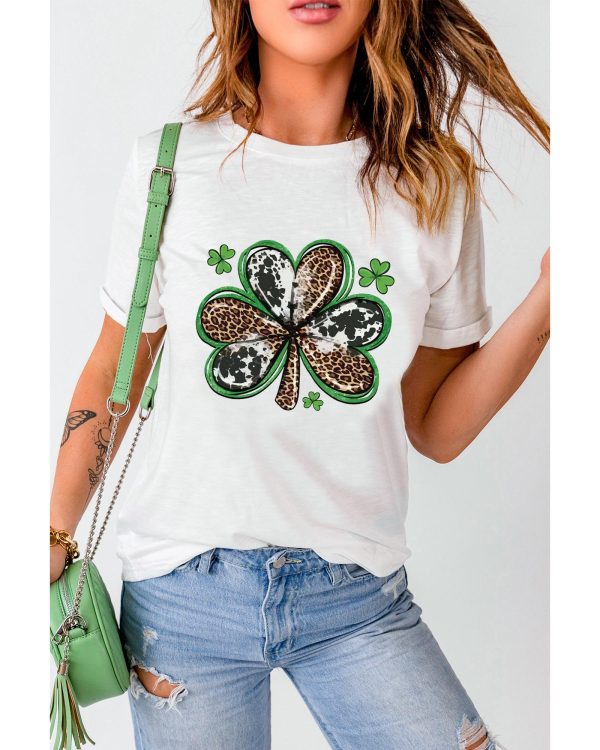 Azura Exchange Clover Graphic T-shirt – L