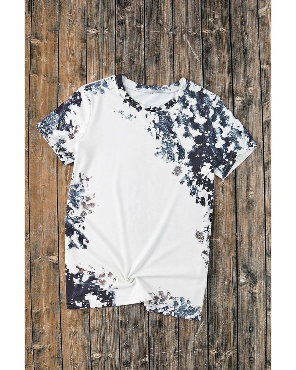 Azura Exchange Dyed Bleached T-Shirt – L