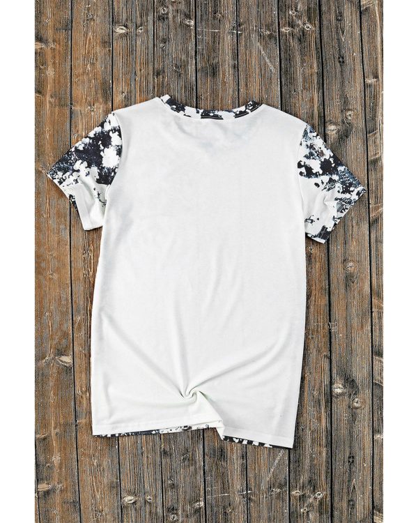 Azura Exchange Dyed Bleached T-Shirt – L