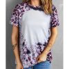 Azura Exchange Leopard Print Bleached Tee – S