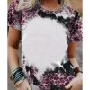 Azura Exchange Leopard Print Bleached Tee – S