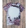 Azura Exchange Leopard Print Bleached Tee – S