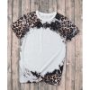 Azura Exchange Animal Print Bleached T-Shirt – L