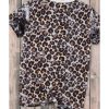 Azura Exchange Animal Print Bleached T-Shirt – L