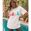 Azura Exchange MAMA Letter Print T-Shirt – L