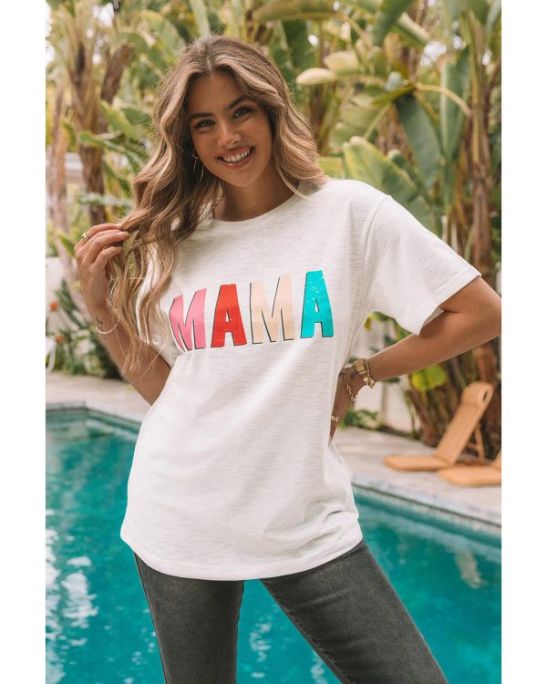 Azura Exchange MAMA Letter Print T-Shirt – L