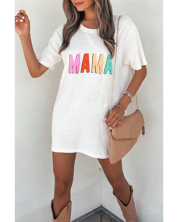 Azura Exchange MAMA Letter Print T-Shirt – L