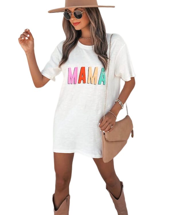 Azura Exchange MAMA Letter Print T-Shirt – L