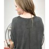 Azura Exchange Exposed Seam Crewneck Raglan Sleeve T-Shirt – 2XL