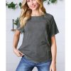 Azura Exchange Exposed Seam Crewneck Raglan Sleeve T-Shirt – 2XL