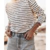 Azura Exchange Retro Striped Long Sleeve Top – L