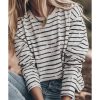 Azura Exchange Retro Striped Long Sleeve Top – L