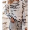 Azura Exchange Retro Striped Long Sleeve Top – L