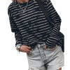 Azura Exchange Retro Striped Long Sleeve Top – S