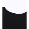 Azura Exchange Mixed Cotton Crew Neck T-Shirt with Holes – L