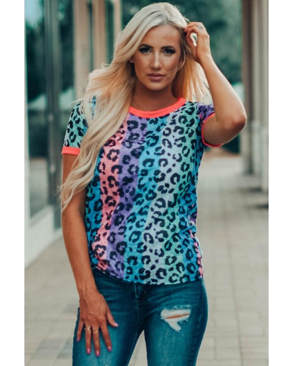 Azura Exchange Leopard Print T-shirt – L