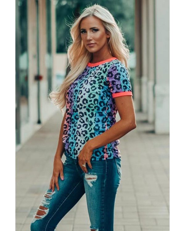 Azura Exchange Leopard Print T-shirt – L