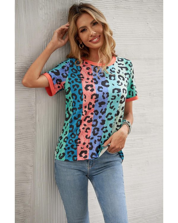 Azura Exchange Leopard Print T-shirt – L