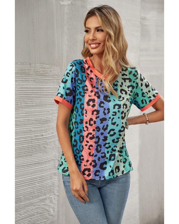 Azura Exchange Leopard Print T-shirt – L