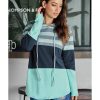 Azura Exchange Hoodie with Color Block Design – L