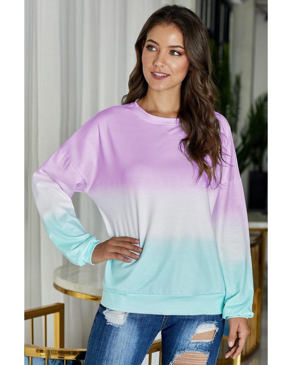 Azura Exchange Color Block Tie Dye Pullover Sweatshirt – 2XL