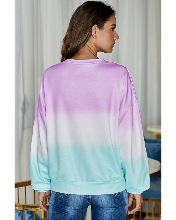 Azura Exchange Color Block Tie Dye Pullover Sweatshirt – 2XL