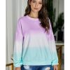 Azura Exchange Color Block Tie Dye Pullover Sweatshirt – 2XL