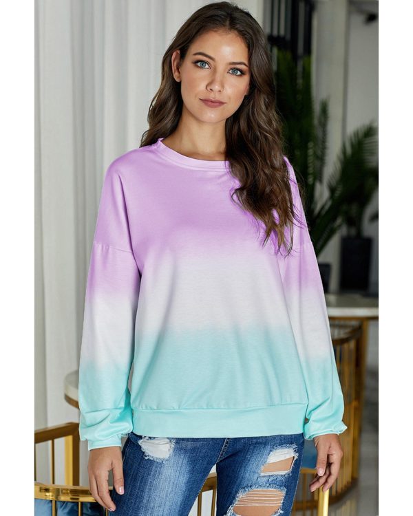 Azura Exchange Color Block Tie Dye Pullover Sweatshirt – 2XL