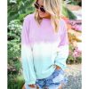 Azura Exchange Color Block Tie Dye Pullover Sweatshirt – 2XL