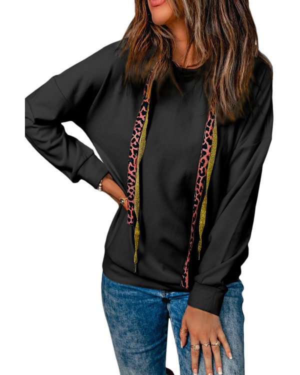 Azura Exchange Leopard Print Drop-shoulder Hoodie – 2XL