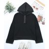 Azura Exchange Button Trim Hoodie – L