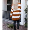 Azura Exchange Drop Shoulder Striped Sweatshirt – L