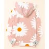 Azura Exchange Daisy Print Doublehood Sweatshirt – M