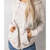 Azura Exchange Marbled Drawstring Cropped Hoodie – L