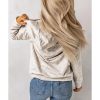 Azura Exchange Marbled Drawstring Cropped Hoodie – L