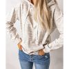 Azura Exchange Marbled Drawstring Cropped Hoodie – L