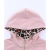 Azura Exchange Patchwork Half Zip Pocketed Pullover Hoodie – M