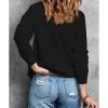 Azura Exchange Hey Boo Long Sleeve Pullover Sweatshirt – L