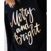 Azura Exchange Merry & Bright Print Sweatshirt – L