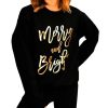 Azura Exchange Merry & Bright Print Sweatshirt – L