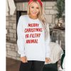 Azura Exchange Graphic Sweatshirt – Merry Christmas Ya Filthy Animal – 2XL