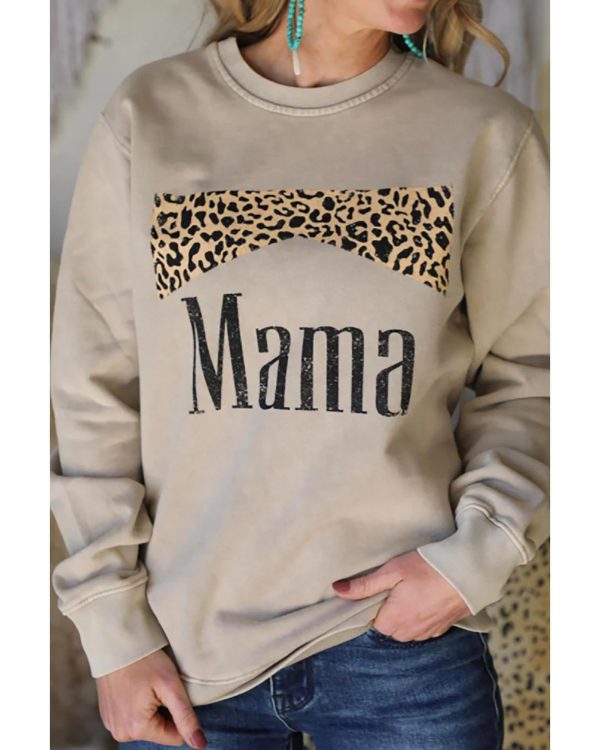 Azura Exchange Leopard Print Crewneck Sweatshirt – 2XL