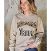 Azura Exchange Leopard Print Crewneck Sweatshirt – 2XL