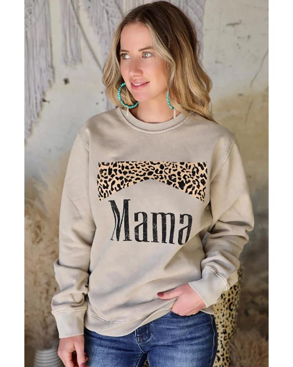 Azura Exchange Leopard Print Crewneck Sweatshirt – 2XL