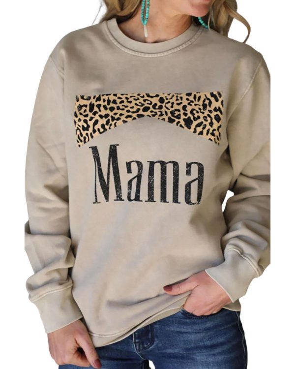 Azura Exchange Leopard Print Crewneck Sweatshirt – 2XL