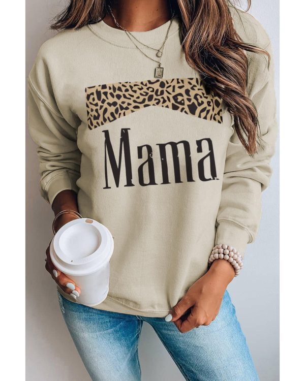 Azura Exchange Leopard Print Crewneck Sweatshirt – L