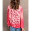 Azura Exchange Leopard Print Crew Neck Pullover Sweatshirt – 2XL