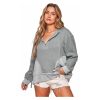 Azura Exchange Contrast Patchwork Pullover Hoodie – L